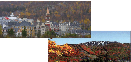 mont tremblant photo montagne et village