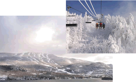 mont tremblant winter skiing photos